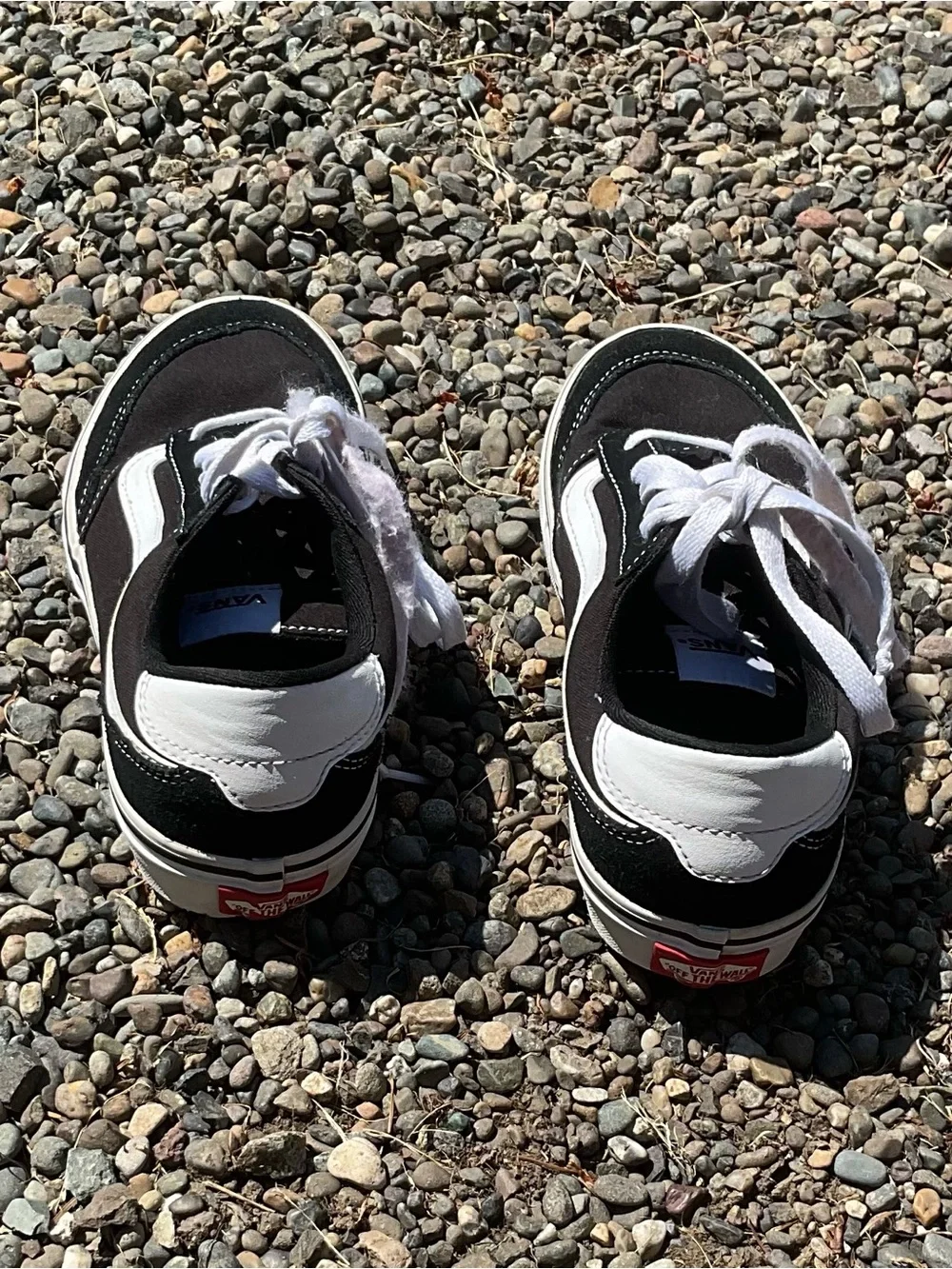 Vans Old Skool Black White Canvas Skate Shoes Women’s Size 6.5 Sneakers